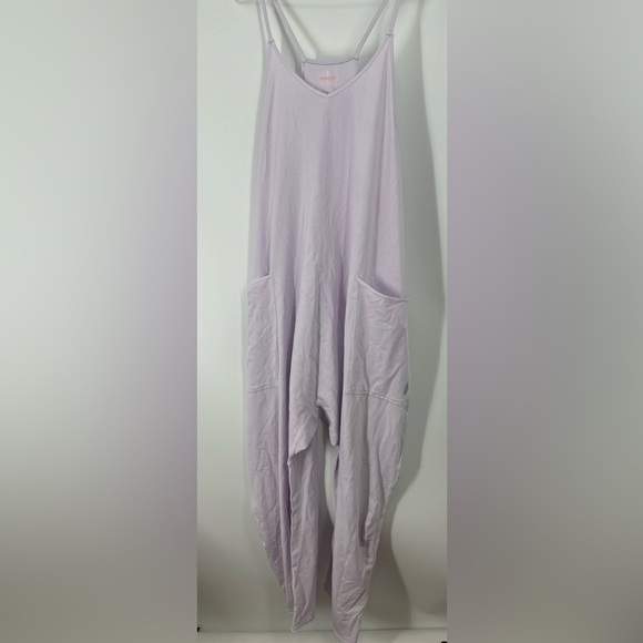 NWOT Free People Movement FP Hot Shot Romper Jumpsuit XL in Purple - Picture 1 of 4